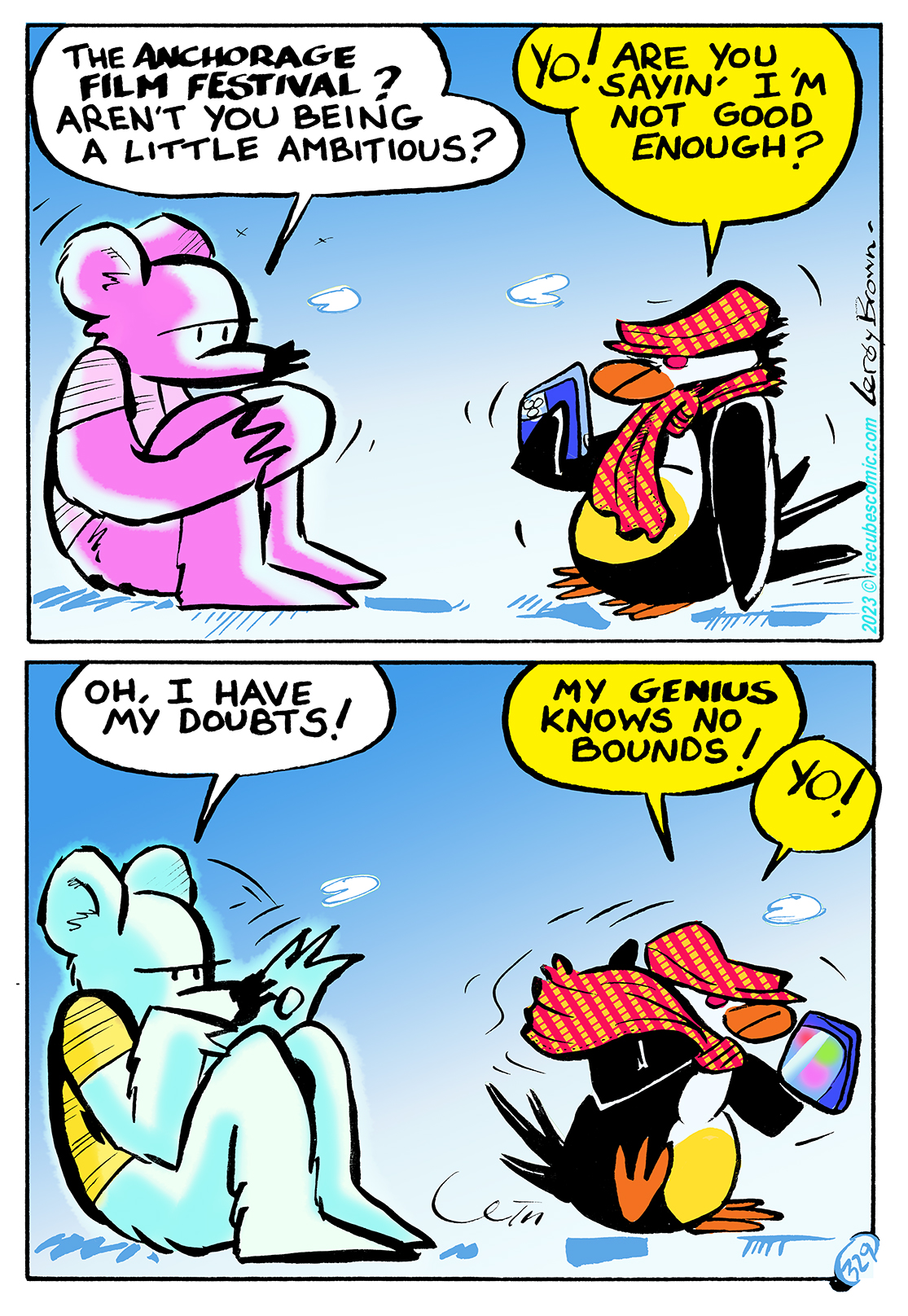 ICECUBES the comic strip #329 - mobile